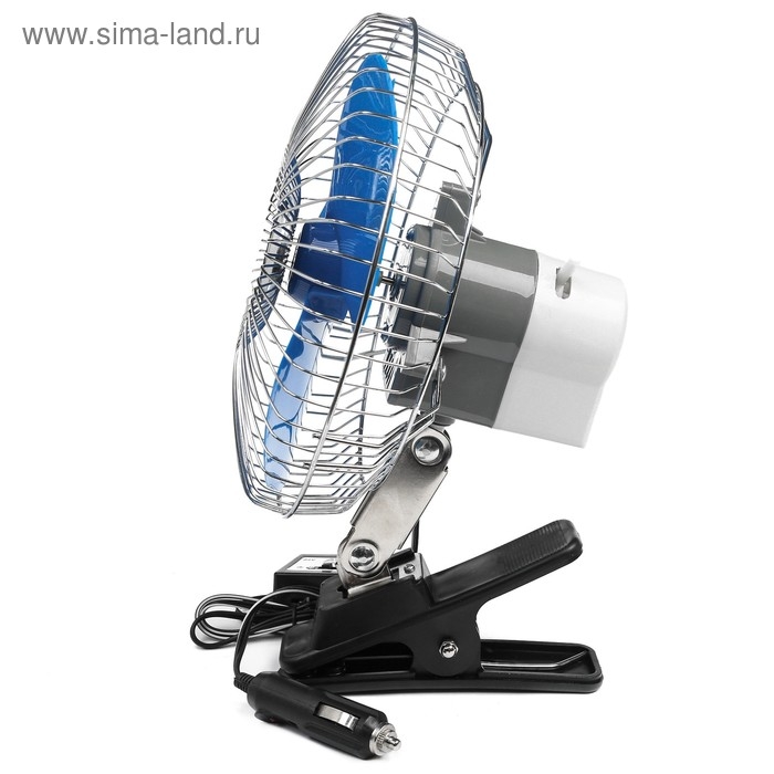 Вентилятор автомобильный AVS Comfort 8048C, 24 В 8 Вентилятор автомобильный AVS Comfort 8048C, 24 В 8", металл, серебристый