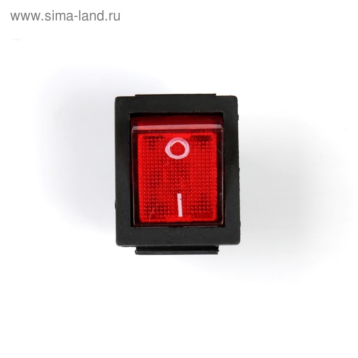 Кнопка - выключатель, квадратный, с подсветкой, МИКС Кнопка - выключатель, квадратный, с подсветкой, МИКС