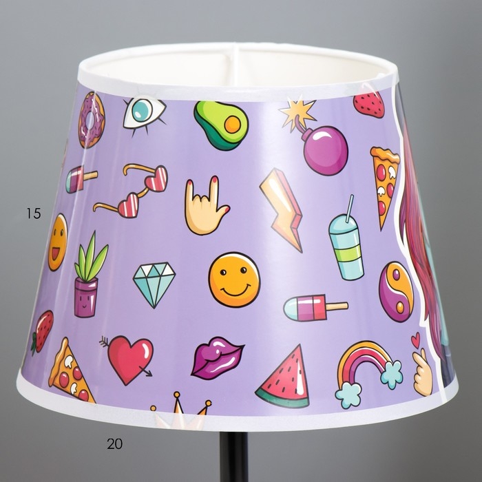 Настольная лампа Настольная лампа "Девушка" Е14 15Вт 20х20х27 см RISALUX