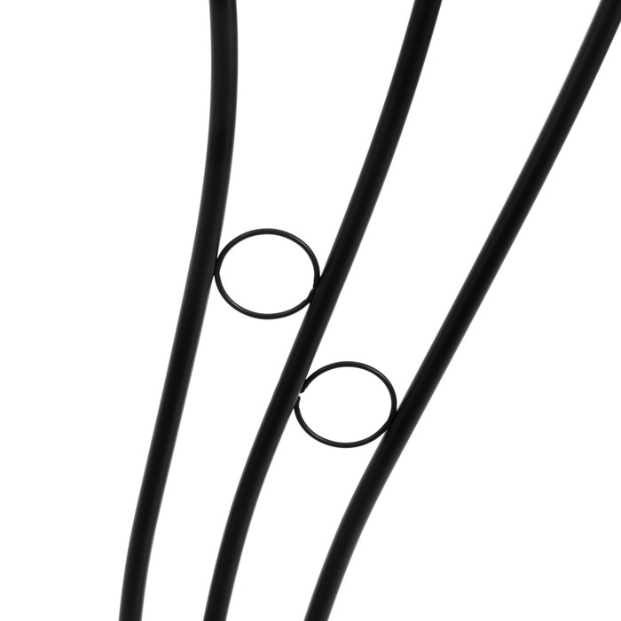 Торшер  Торшер "Айрис" 3хЕ27 15Вт черно-белый h.167 см