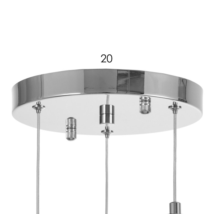 Светильник Светильник "Жаннетт" 3х3Вт G4 Хром 30х30х180см