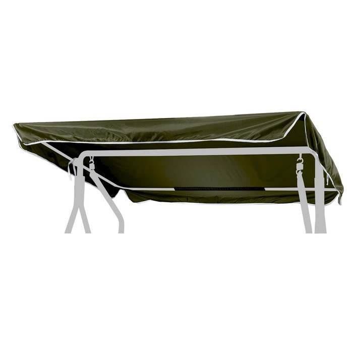 Тент-крыша для садовых качелей 153 х 116 см, олива, подойдет для качелей Адлер Тент-крыша для садовых качелей 153 х 116 см, олива, подойдет для качелей Адлер