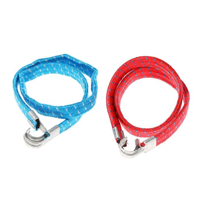 Резинка для крепления багажа TORSO, 60 см, d1.75 см, металлические крючки, МИКС, набор 2 шт Резинка для крепления багажа TORSO, 60 см, d1.75 см, металлические крючки, МИКС, набор 2 шт