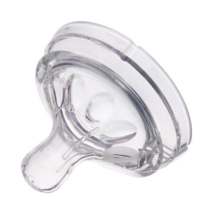 Соска на бутылочку, антиколиковая, от 0 мес., M&B Natural, широкое горло, медленный поток, Ø50 мм.