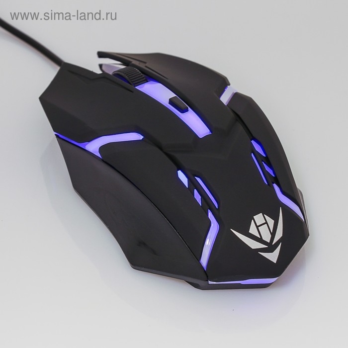 Мышь Nakatomi MOG-03U Gaming, игровая, проводная, 4 кнопки, подсветка, 1600 dpi, USB, чёрная Мышь Nakatomi MOG-03U Gaming, игровая, проводная, 4 кнопки, подсветка, 1600 dpi, USB, чёрная
