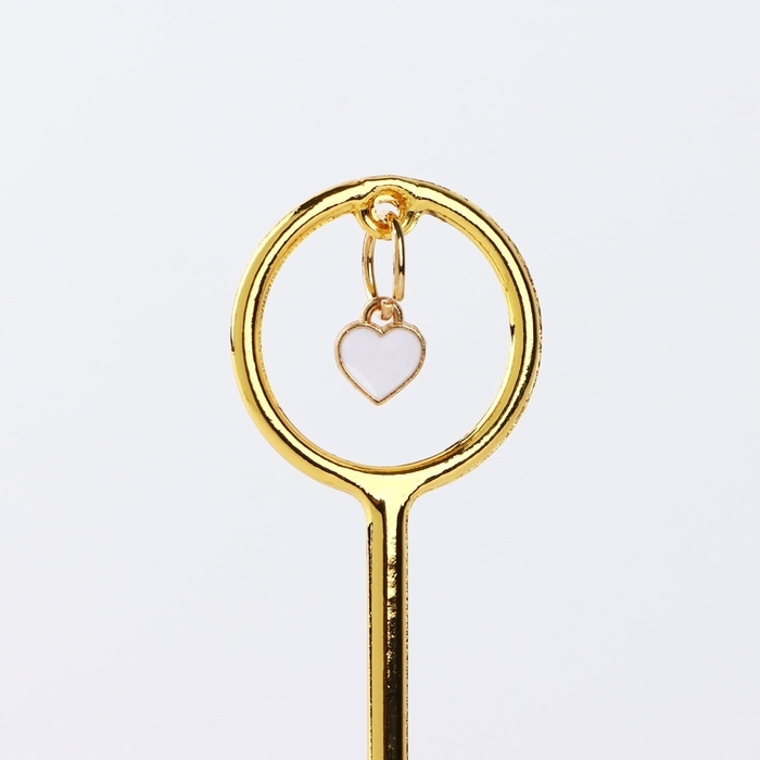 Ложка чайная с подвесом «Цвети», 11,5 х 2 см