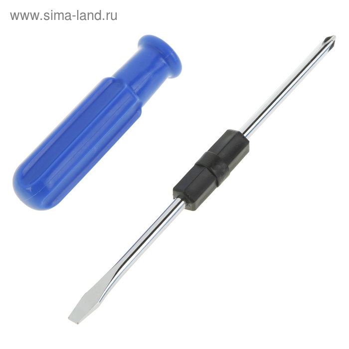 Отвертка комбинированная 2 в 1 Отвертка комбинированная 2 в 1 "СЕРВИС КЛЮЧ", SL6 х 75 мм, пластиковая рукоятка