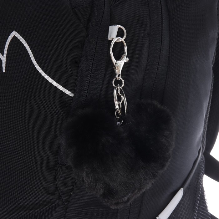 Рюкзак молодёжный 40 х 29 х 20 см, Grizzly, эргономичная спинка, отделение для ноутбука, чёрный Рюкзак молодёжный 40 х 29 х 20 см, Grizzly, эргономичная спинка, отделение для ноутбука, чёрный