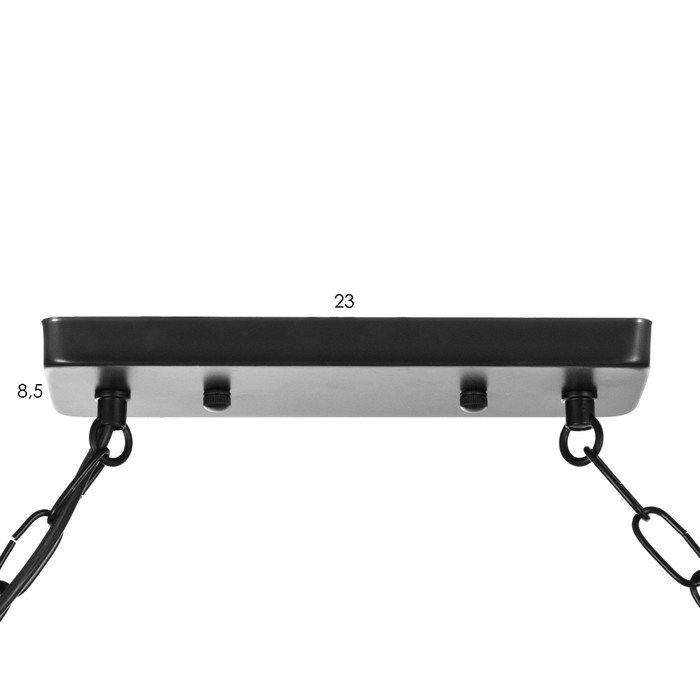 Светильник Светильник "Эндо" 3хЕ27 40Вт черный 70х11,5х60-140 см