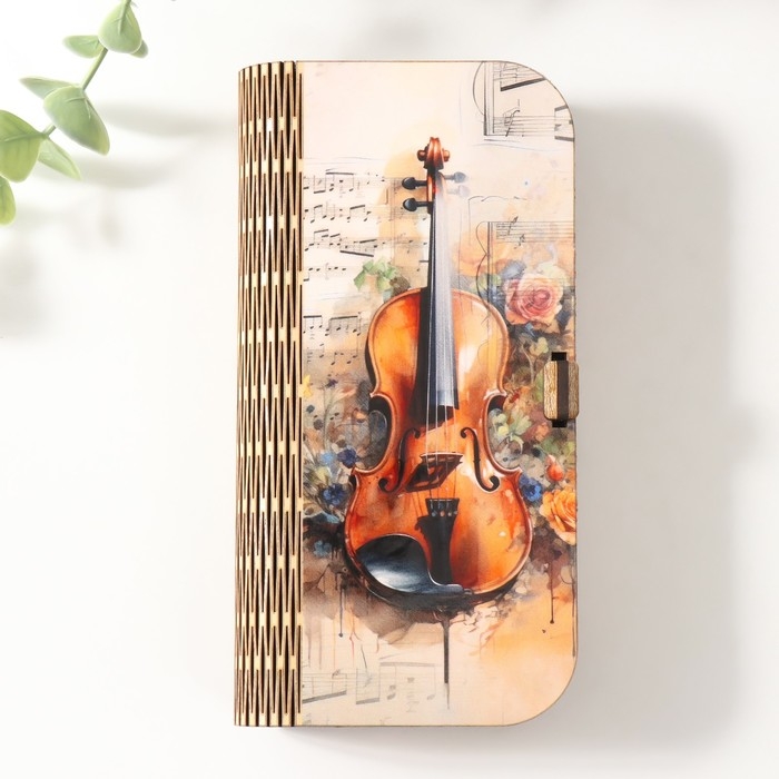 Шкатулка  Шкатулка "Скрипка" 17х8,5х3,5 см