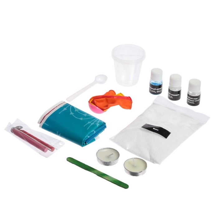 Набор для опытов «Тайны пламени», 10 опытов Набор для опытов «Тайны пламени», 10 опытов