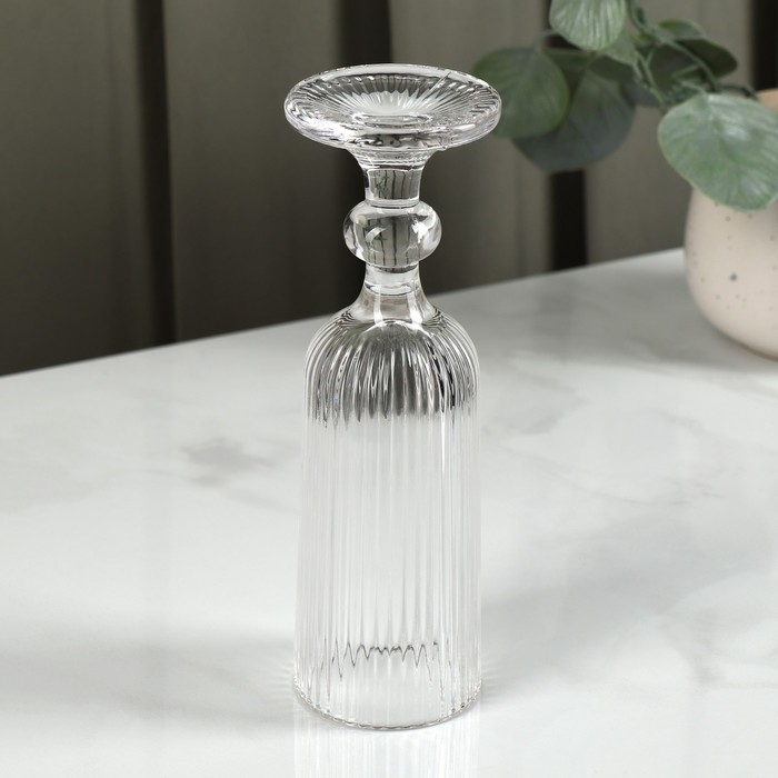 Бокал для шампанского стеклянный Magistro «Грани», 150 мл, 5,5×18,5 см, цвет прозрачный Бокал для шампанского стеклянный Magistro «Грани», 150 мл, 5,5×18,5 см, цвет прозрачный