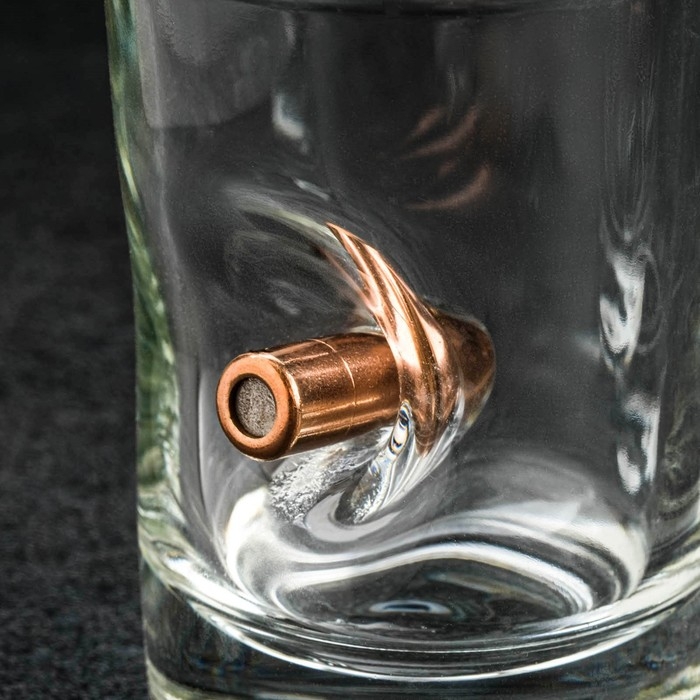 Стопки Стопки "Непробиваемые. 23 февраля", 2 шт., с пулей, 50 мл