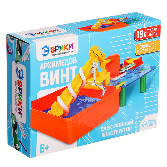 Электронный конструктор «Архимедов винт», 19 деталей Электронный конструктор «Архимедов винт», 19 деталей