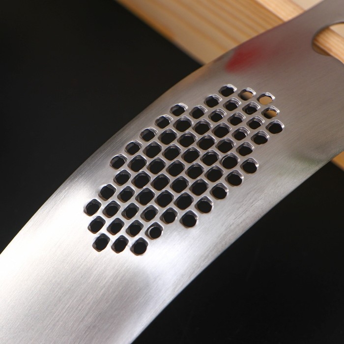 Пресс для чеснока Magistro Steel, 19,5×4,5 см, нержавеющая сталь, цвет серебристый Пресс для чеснока Magistro Steel, 19,5×4,5 см, нержавеющая сталь, цвет серебристый