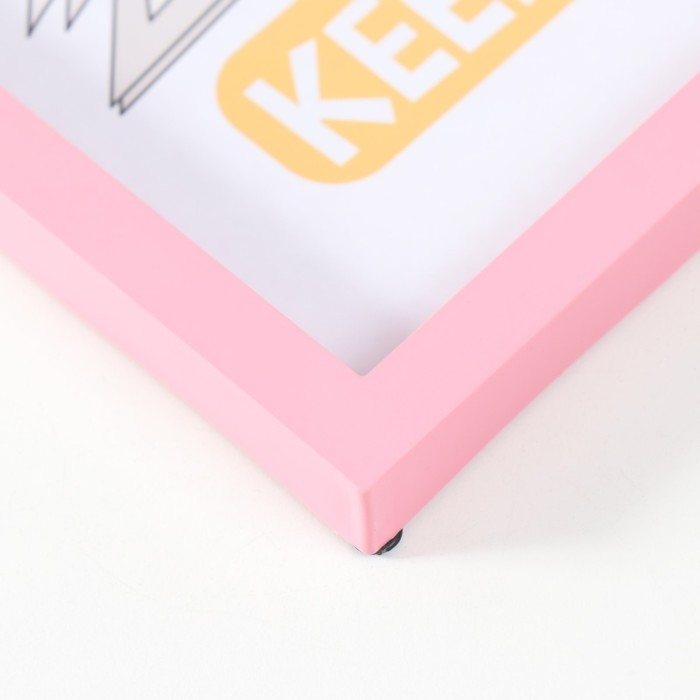 Фоторамка пластик 21х30 см 3 серия, розовый (пластиковый экран) Фоторамка пластик 21х30 см 3 серия, розовый (пластиковый экран)