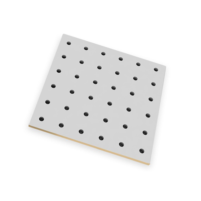 Настенная перфорированная панель односторонняя 60×0,6×180 см, шаг 2,5 см, цвет серый