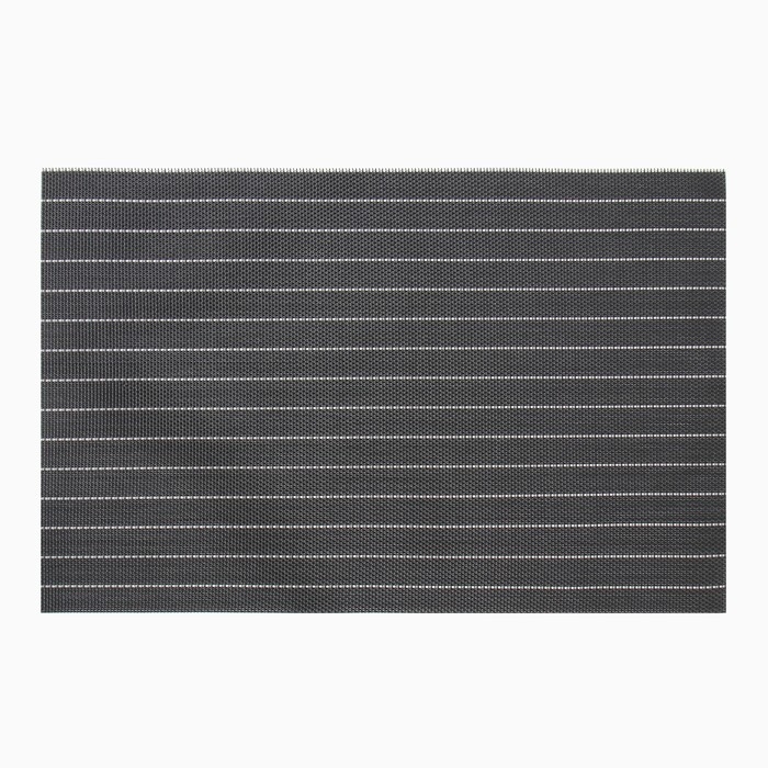 Салфетка на стол Доляна, цв.черный, 45*30см