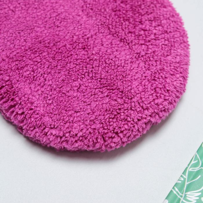 Варежка для уборки Доляна, 22×26 см, 40 гр, двухсторонняя, мягкая, микрофибра Варежка для уборки Доляна, 22×26 см, 40 гр, двухсторонняя, мягкая, микрофибра