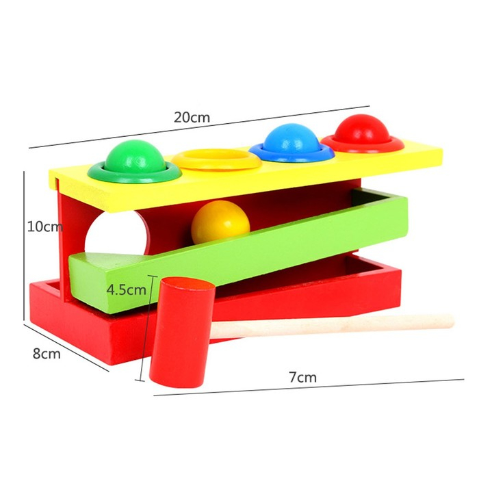 Стучалка на прямоугольном основании с 4 шариками, спуском и молоточком Стучалка на прямоугольном основании с 4 шариками, спуском и молоточком