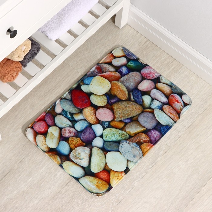 Коврик Доляна «Камни», 40×60 см