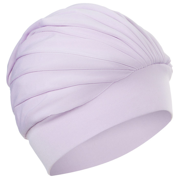 Шапочка для плавания взрослая ONLYTOP, тканевая, обхват 54-60 см, цвет сиреневый Шапочка для плавания взрослая ONLYTOP, тканевая, обхват 54-60 см, цвет сиреневый