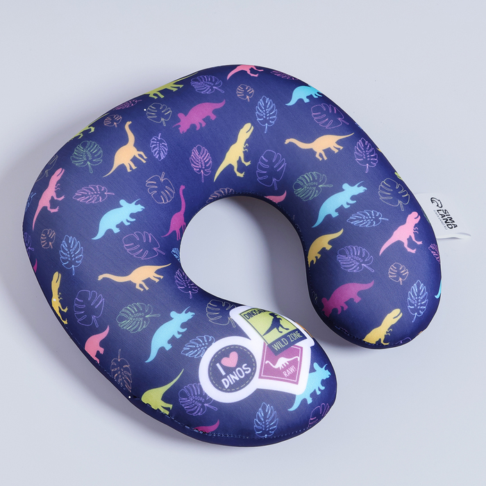 Подушка детская для путешествий антистресс «Динозаврики» Подушка детская для путешествий антистресс «Динозаврики»