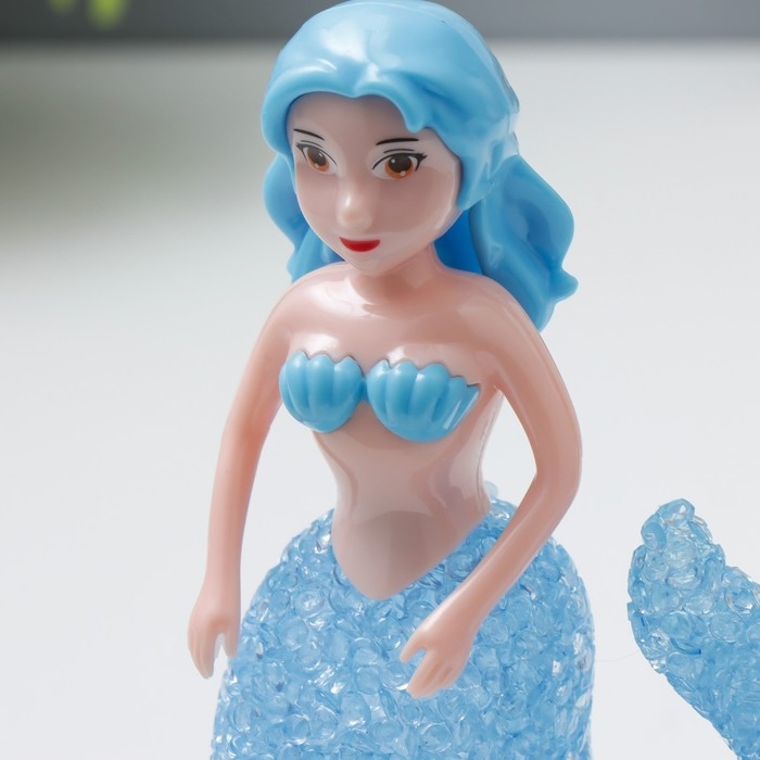 Ночник Ночник "Русалочка" LED RGB от батареек 3хLR44 МИКС 10х10х15,5см RISALUX