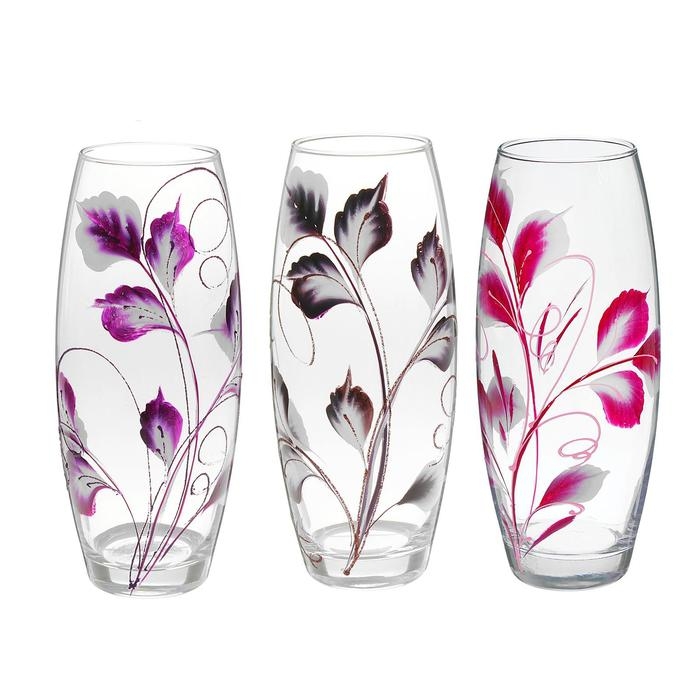 Ваза  Flora   Ваза  Flora  "Волшебный Плющ"  d-7,5 см 10х26 см МИКС