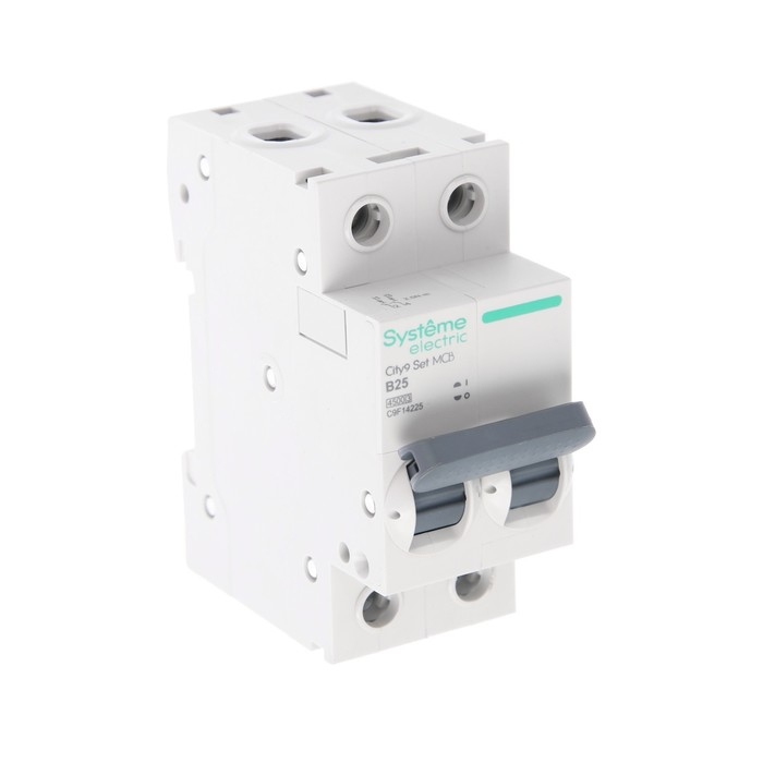 Автоматический выключатель SE City9 Set, B, 25 А, 2P, 4.5 kA, 230 В Автоматический выключатель SE City9 Set, B, 25 А, 2P, 4.5 kA, 230 В