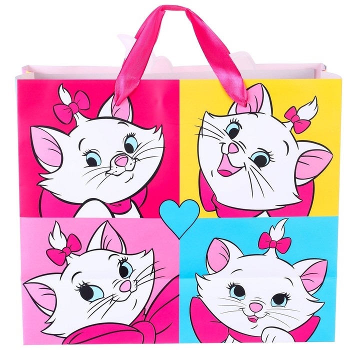 Пакет подарочный, 23х27х11.5 см, упаковка, Коты Аристократы Пакет подарочный, 23х27х11.5 см, упаковка, Коты Аристократы