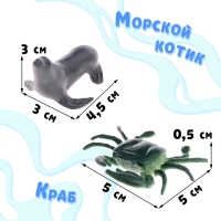 Игровой набор «Морской город», морские животные в чемодане