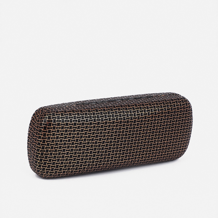 Футляр для очков на хлопушке, длина 15,5 см, цвет чёрный/золотой Футляр для очков на хлопушке, длина 15,5 см, цвет чёрный/золотой