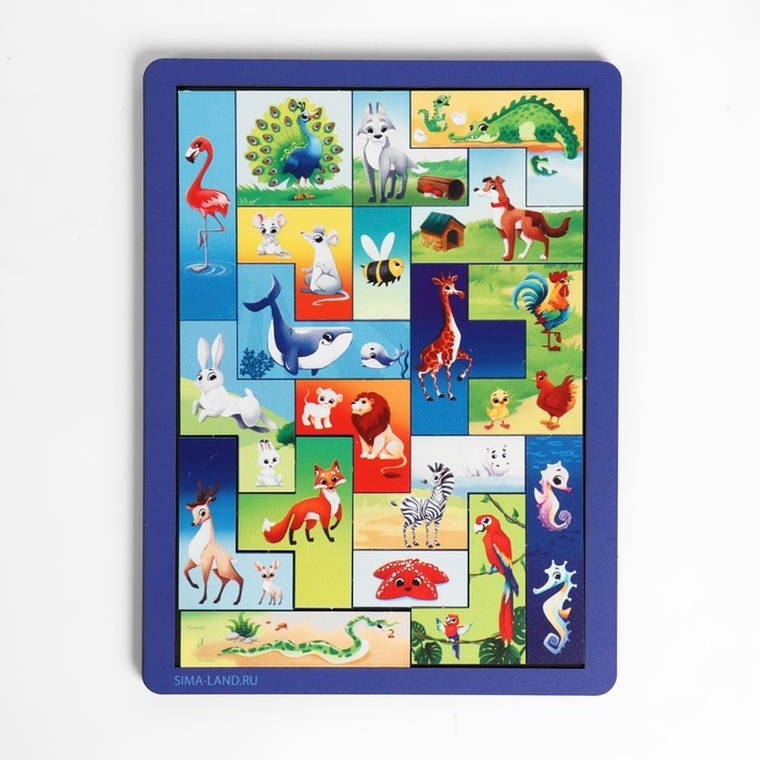 Двусторонний тетрис «Животные» Двусторонний тетрис «Животные»