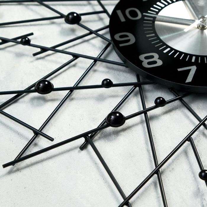 Часы настенные, интерьерные, большие  Часы настенные, интерьерные, большие "Тези", бесшумные, d-60 см, циферблат d-22 см