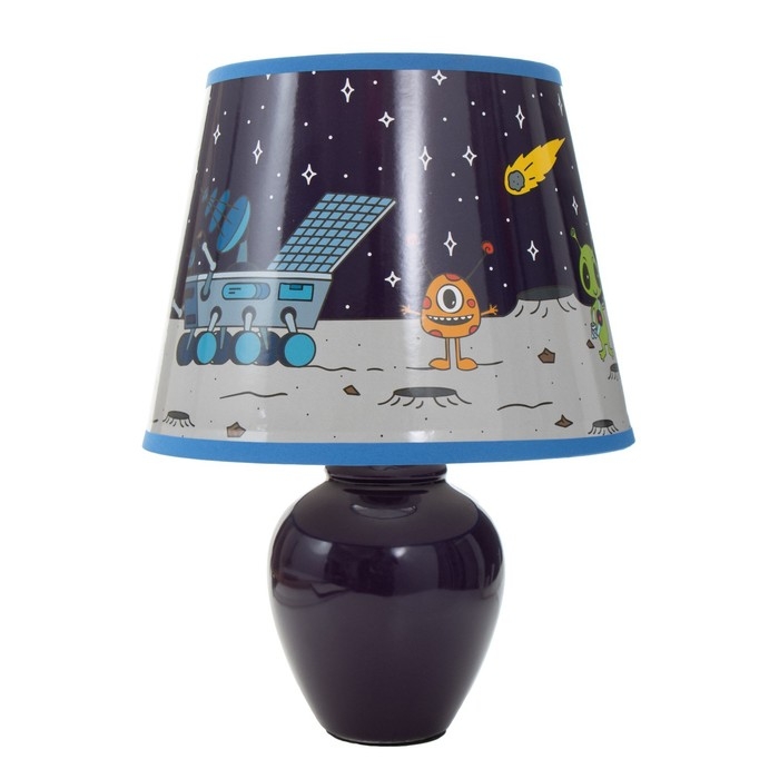 Настольная лампа  Настольная лампа "Инопланетяне" Е14 15Вт фиолетовый RISALUX