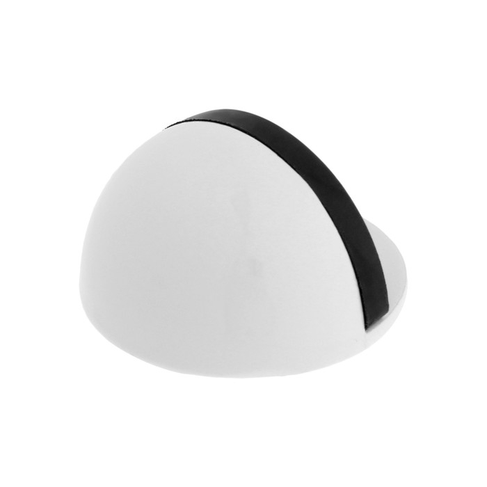 Упор дверной LOCKLAND, с крепежным штырем, d=40 мм, h=25 мм, цвет белый Упор дверной LOCKLAND, с крепежным штырем, d=40 мм, h=25 мм, цвет белый