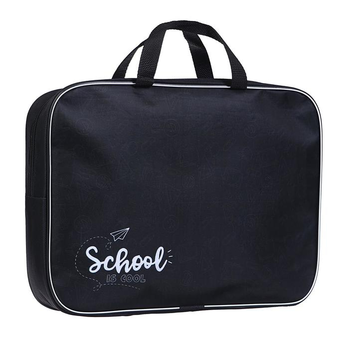 Папка с ручками текстильная А4, 350 х 270 х 70 мм, Calligrata School Папка с ручками текстильная А4, 350 х 270 х 70 мм, Calligrata School