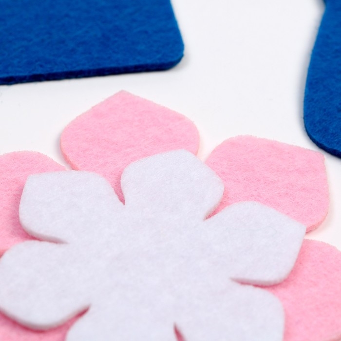 Набор для творчества: декор из фетра и создание кошелька из фетра «Мода» Набор для творчества: декор из фетра и создание кошелька из фетра «Мода»