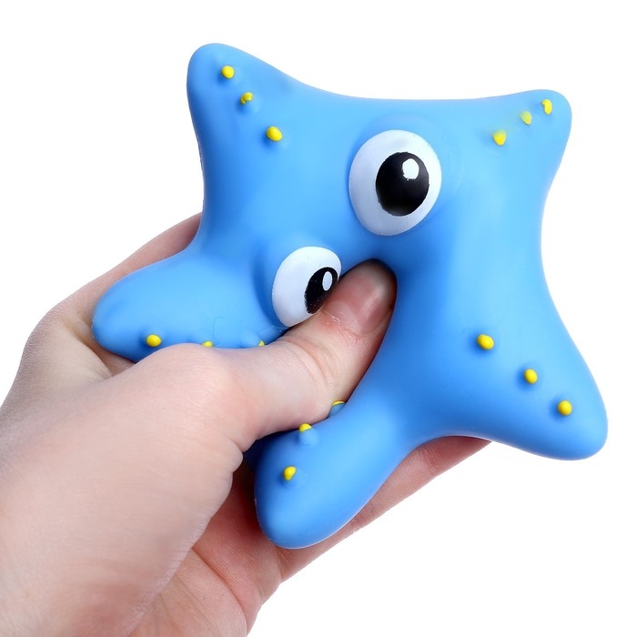 Мялка «Звезда» с пастой, цвета МИКС Мялка «Звезда» с пастой, цвета МИКС