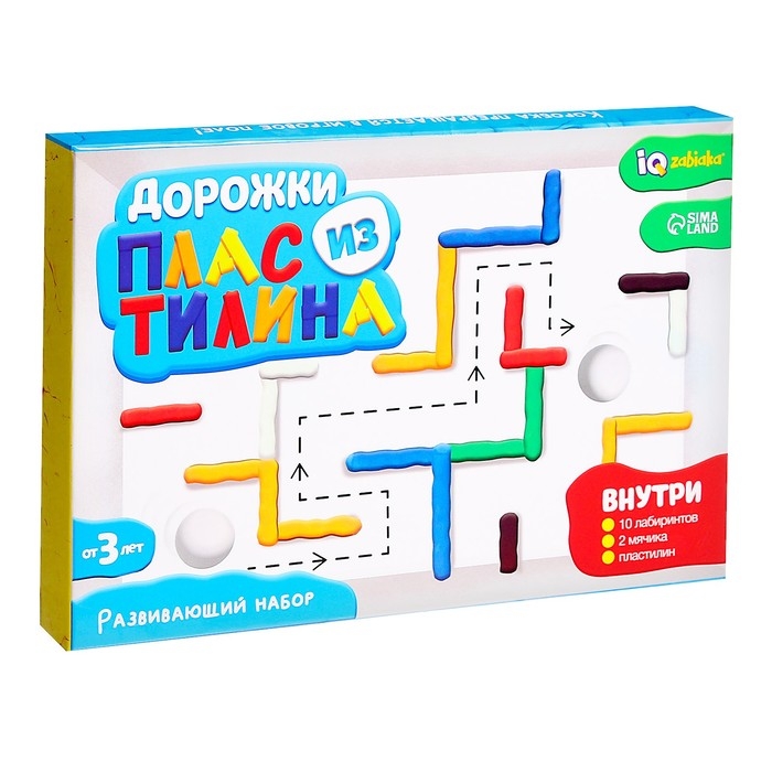 Развивающий набор «Дорожки из пластилина» Развивающий набор «Дорожки из пластилина»