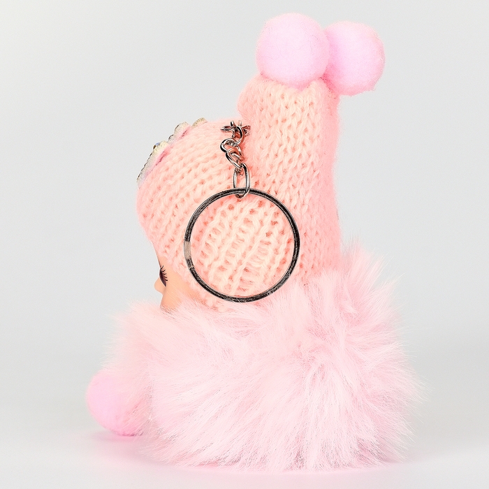 Мягкая игрушка «Зимняя куколка» на брелоке, 16 см, цвет МИКС Мягкая игрушка «Зимняя куколка» на брелоке, 16 см, цвет МИКС