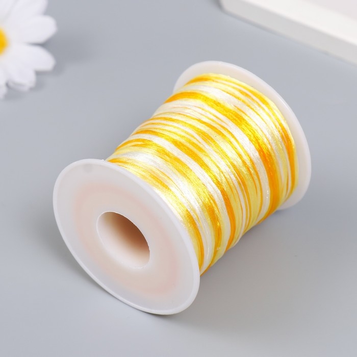 Шнур для творчества "Лимонный щербет" намотка 90±2 м толщина 1 мм 7х5,6х5,6 см