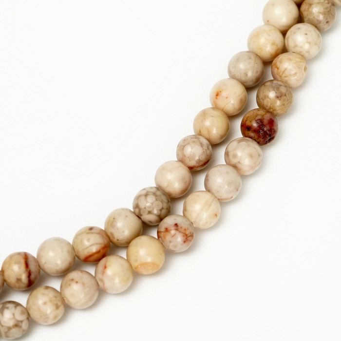 Бусины из натурального камня «Песочный агат» набор 58 шт., размер 1 шт. — 6 мм Бусины из натурального камня «Песочный агат» набор 58 шт., размер 1 шт. — 6 мм
