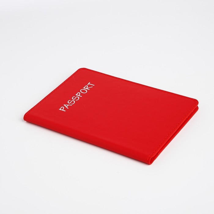 Обложка для паспорта, цвет красный Обложка для паспорта, цвет красный