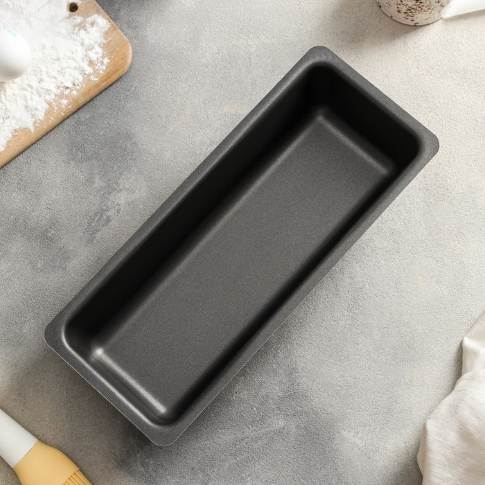 Противень «Забава», 30×11 см, h=6,5 см, антипригарное покрытие, цвет бордовый Противень «Забава», 30×11 см, h=6,5 см, антипригарное покрытие, цвет бордовый