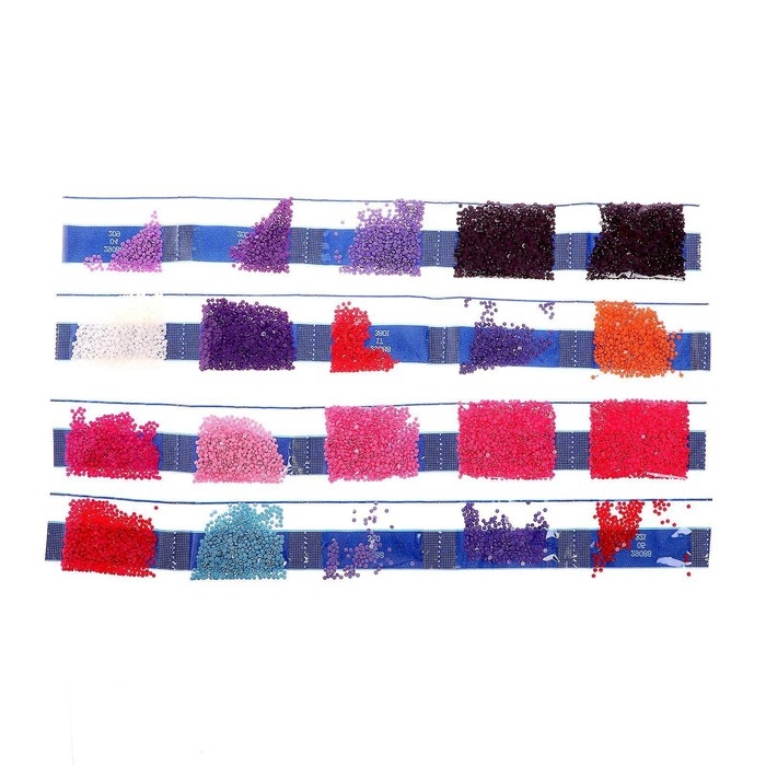 Алмазная мозаика с частичным заполнением на подрамнике «Розовые фламинго», 40 х 50 см Алмазная мозаика с частичным заполнением на подрамнике «Розовые фламинго», 40 х 50 см