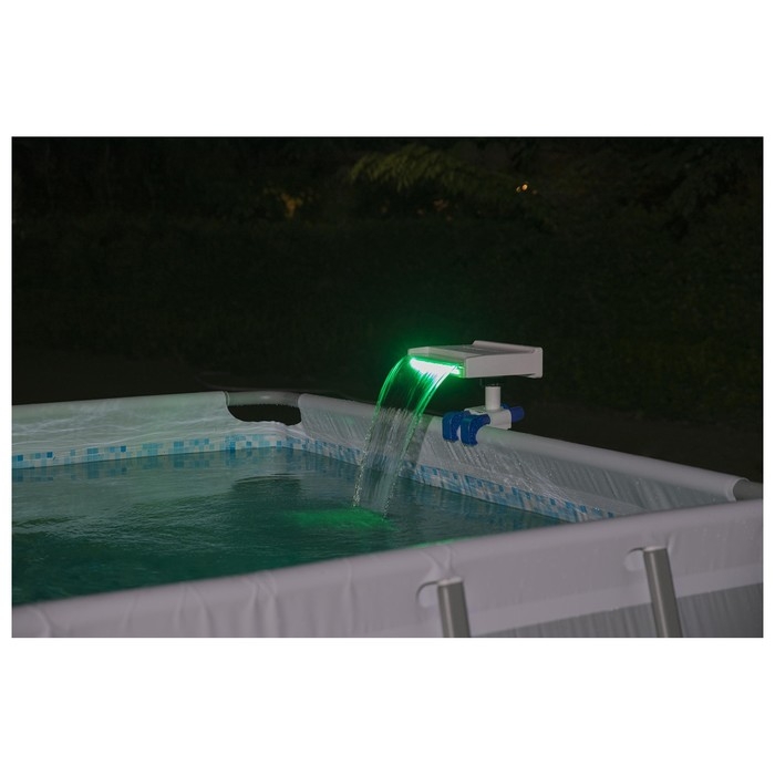 Водопад светодиодный для бассейнов (переходник для шланга на 32-38 мм) 58619 Водопад светодиодный для бассейнов (переходник для шланга на 32-38 мм) 58619