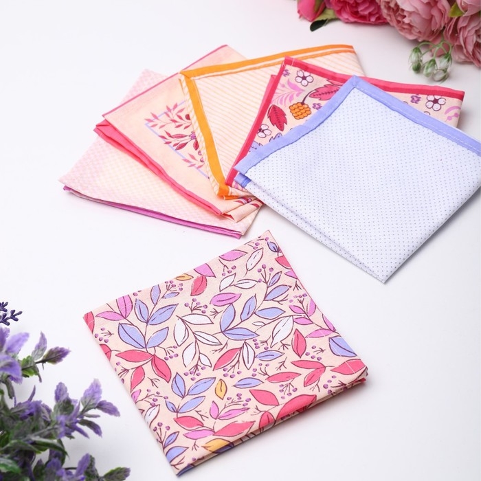 Платок носовой женский 28х28см, 6шт, рис 21283-3, МИКС, ситец 100г/м, хл100% Платок носовой женский 28х28см, 6шт, рис 21283-3, МИКС, ситец 100г/м, хл100%