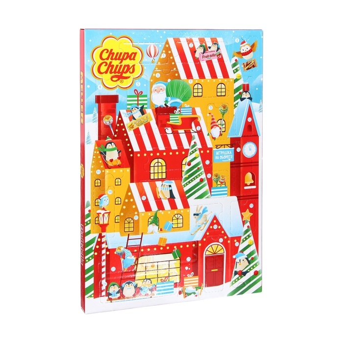 Новогодний Адвент Календарь Chupa Chups, Fruittella и Meller, 224 г Новогодний Адвент Календарь Chupa Chups, Fruittella и Meller, 224 г